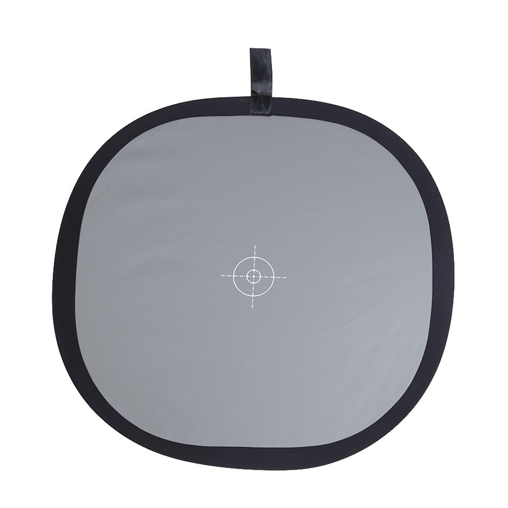 30CM White Balance Card Double Face Focus Folding 18 Gray+ Pure