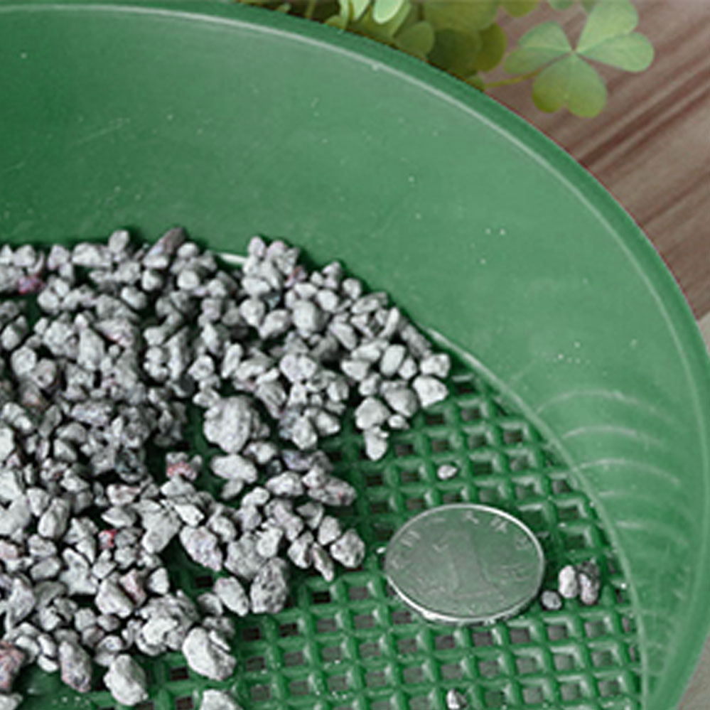 2Pcs Garden Sieve Stone Mesh Soil Sieve Sand Green Small Gravel Composy