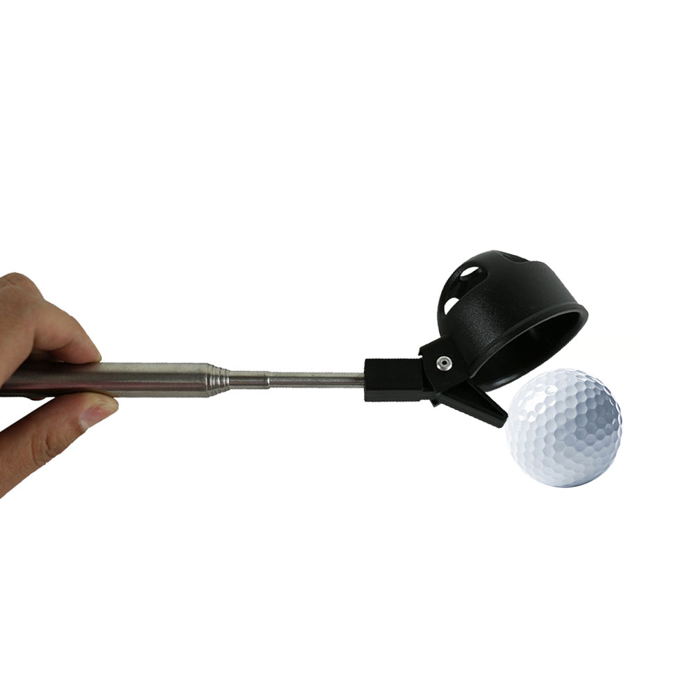 2M Telescopic Golf Ball Scoop Pick Up Retriever Stainless Steel Tool