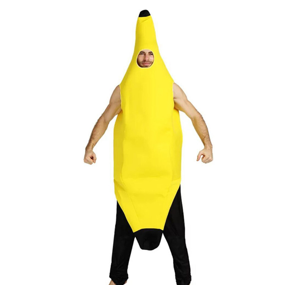 Banana Cosplay Costume Body Suit Fancy Suit Dress Outfit Adult Unisex