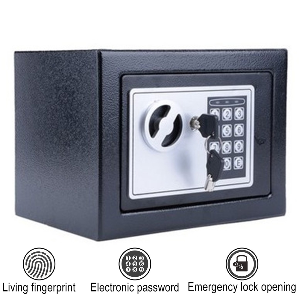 Digital Security Box Electronic Safe Cash Deposit Password Office Home ...