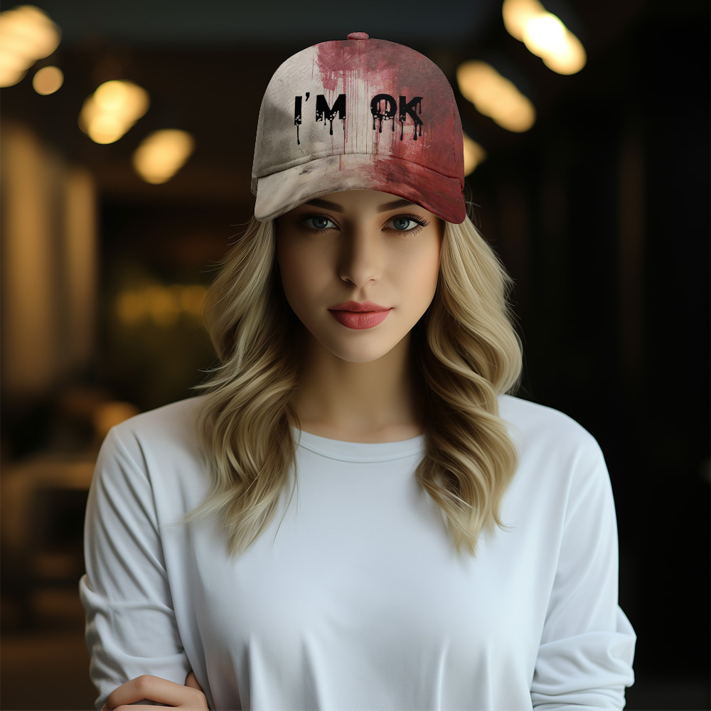 Halloween Baseball Cap M Fne Bloody Blood Halloween Png, Bear Knfe Bloodstan Horror Png... Halloween Baseball Caps